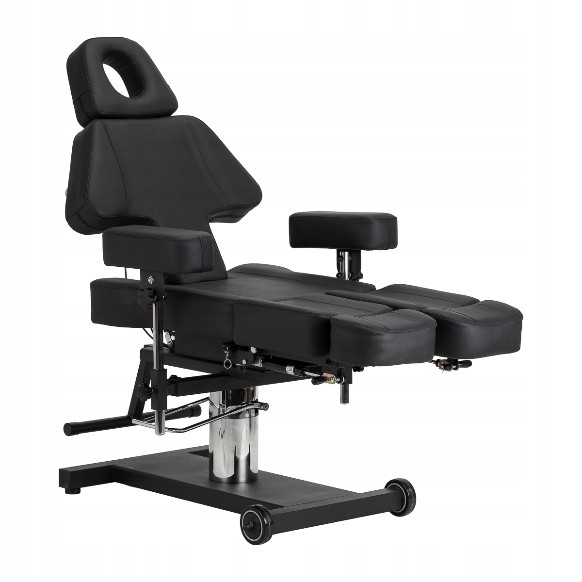 Hydraulické křeslo na tetování Pro Ink 605, plynulá regulace, černé