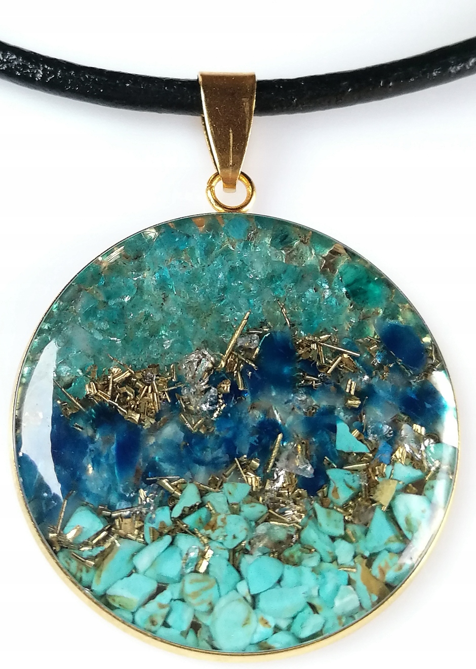 Orgonit Zářič 5G Tyrkysová Lapis Apatit Amulet