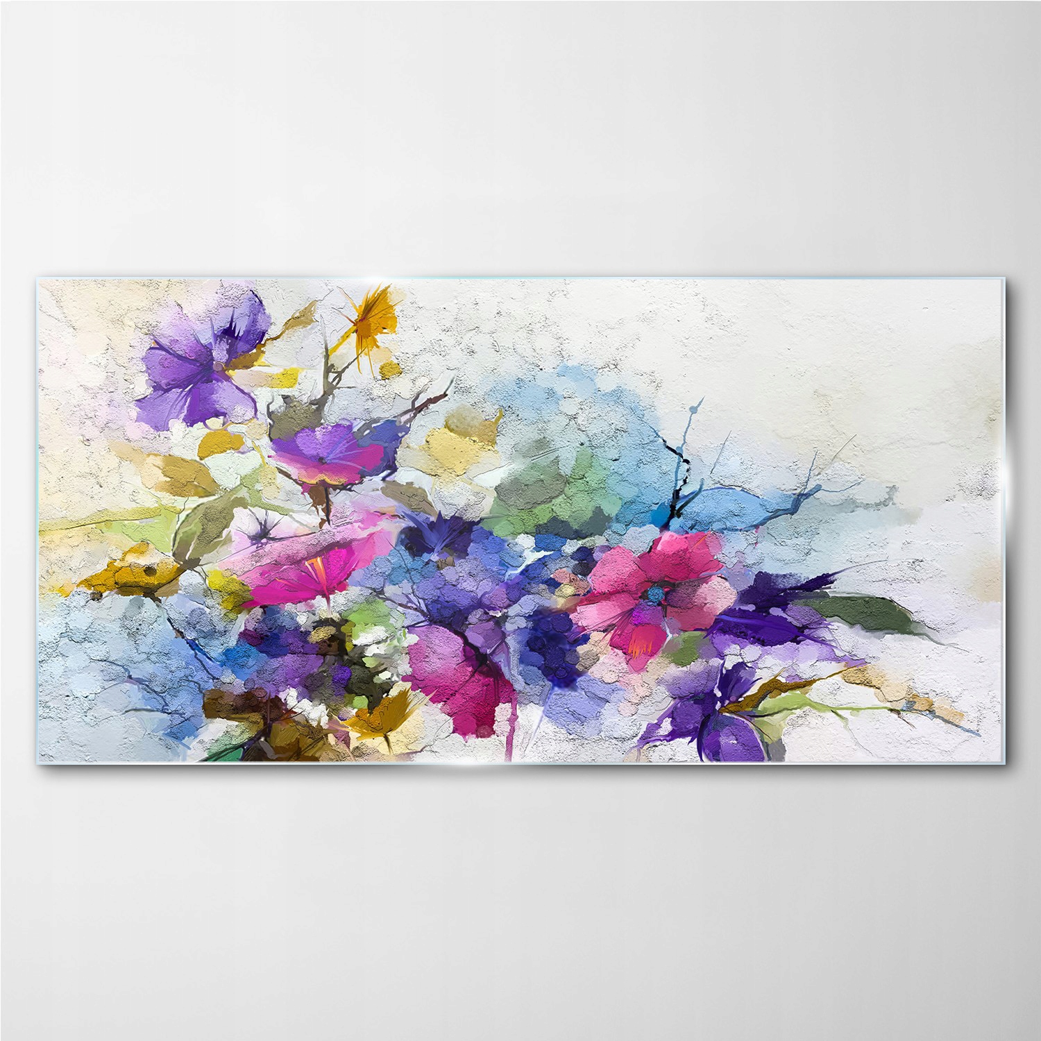 

Obraz szklany na ścianę Kwiaty gałąź 140x70 cm