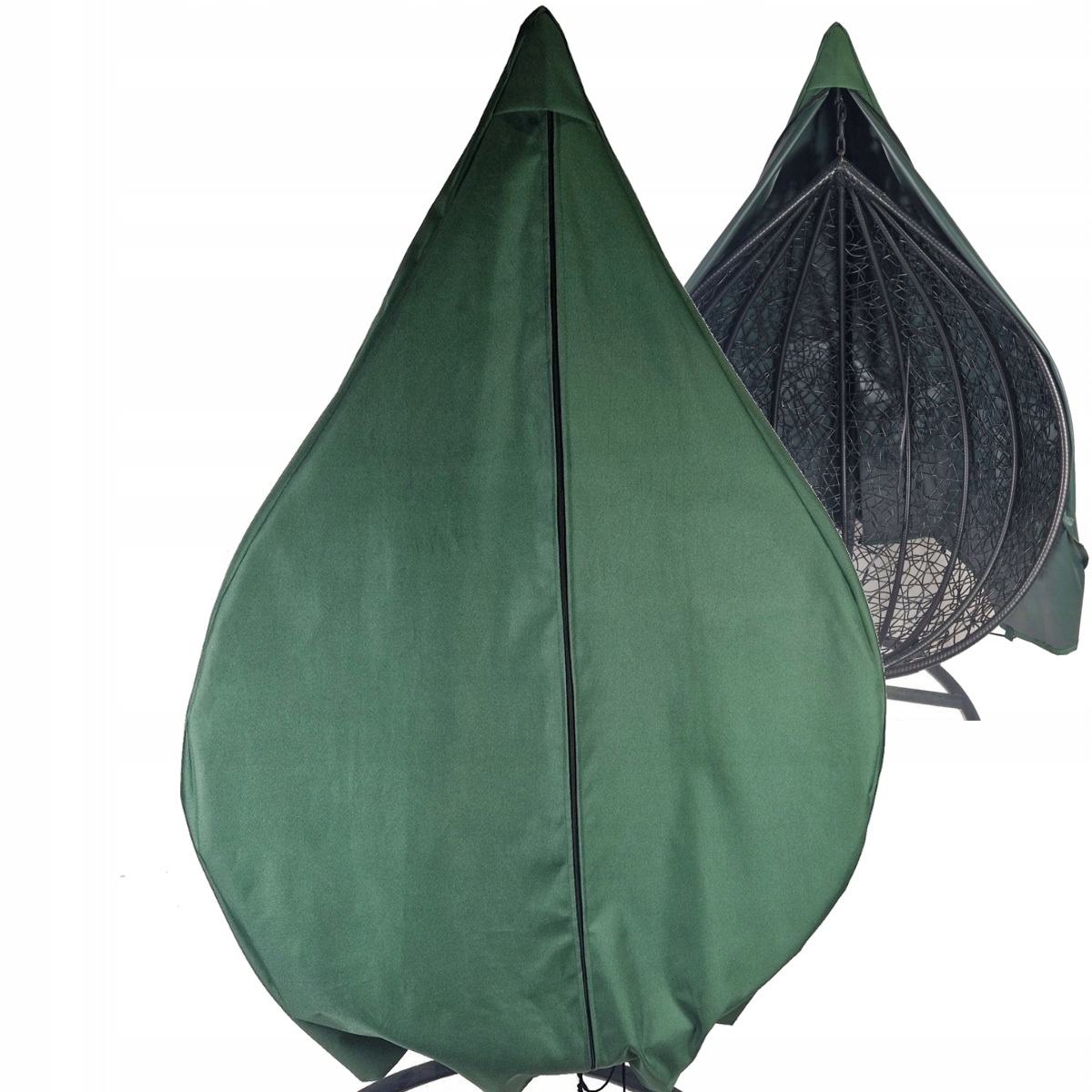 Pokrowiec na fotel wiszący ogrodowy Kokon Zielony