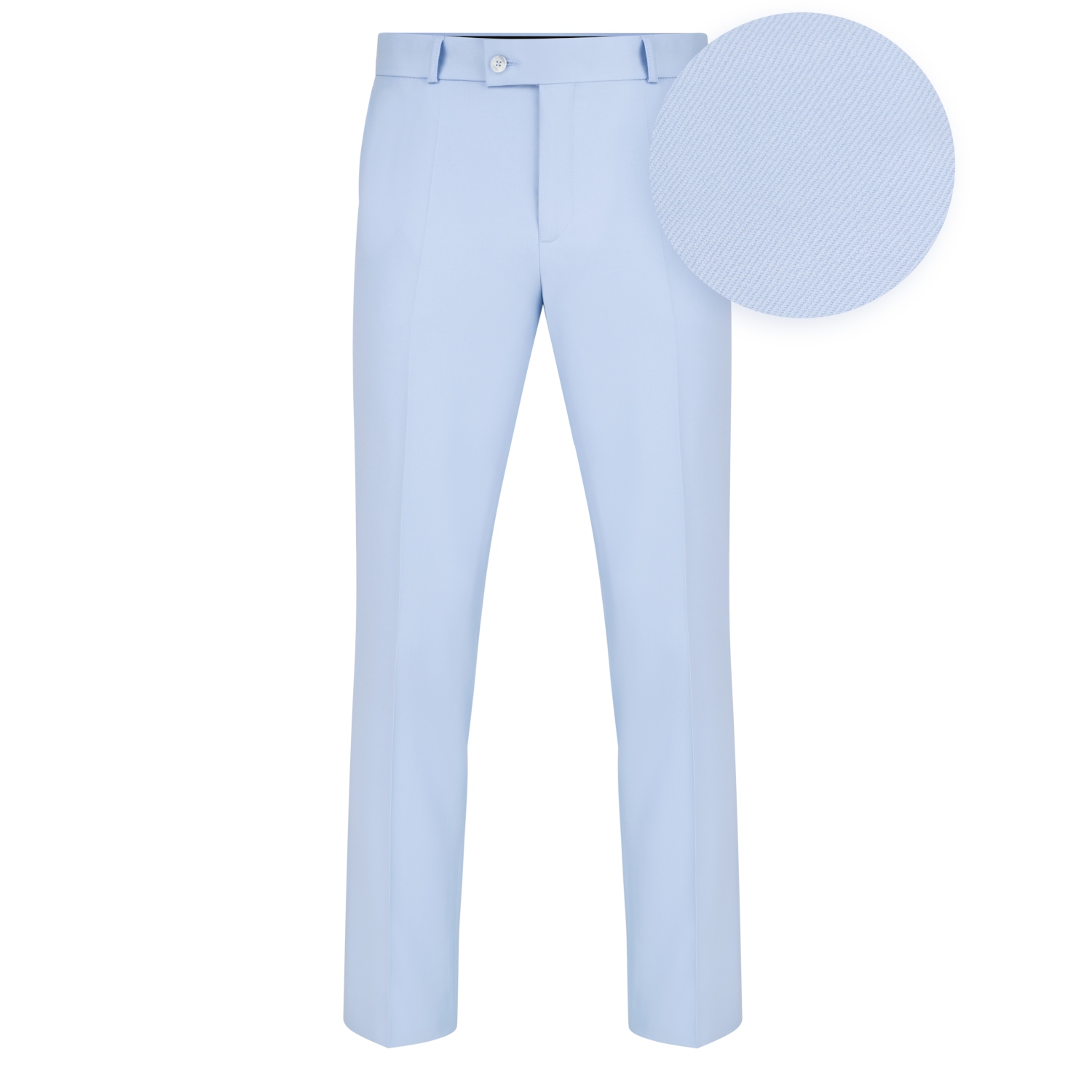 Modré oblekové kalhoty ze 100% vlny Pako Lorente vel