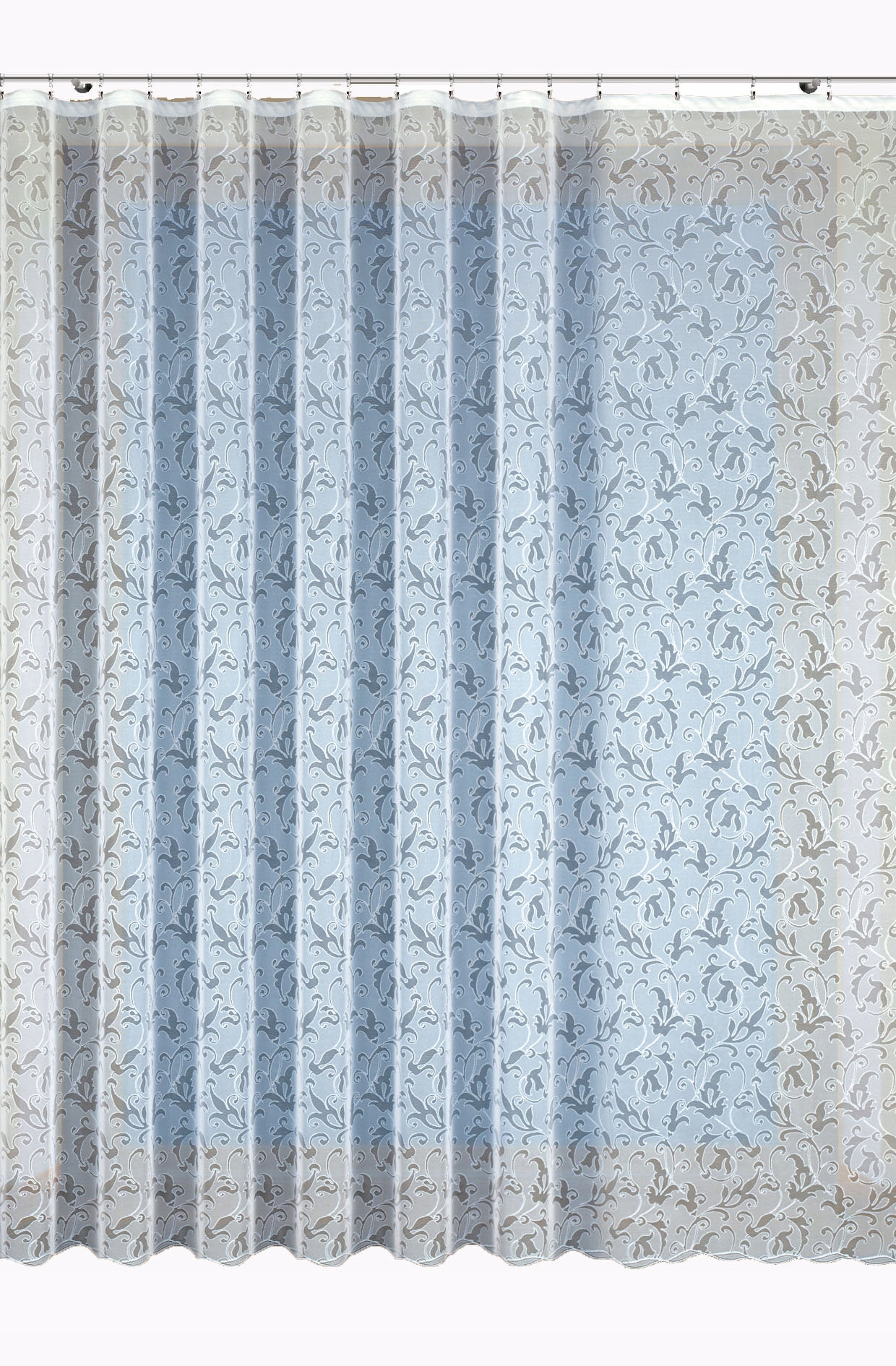 

firanka 400x220 mleczna bez prasowania firany mat