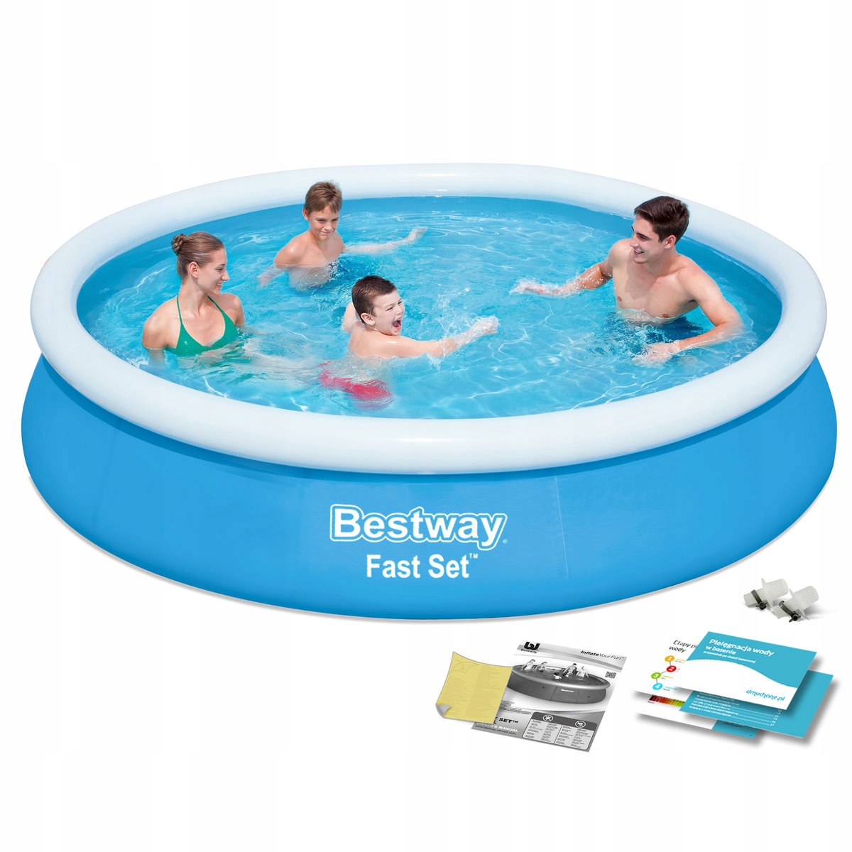 

Basen Ogrodowy Rozporowy Bestway Rodzinny 366x76cm