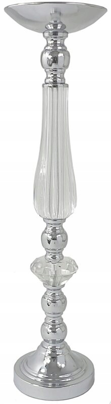 Postument Květinový Stojan Na Květiny 60 cm stříbrný F1010