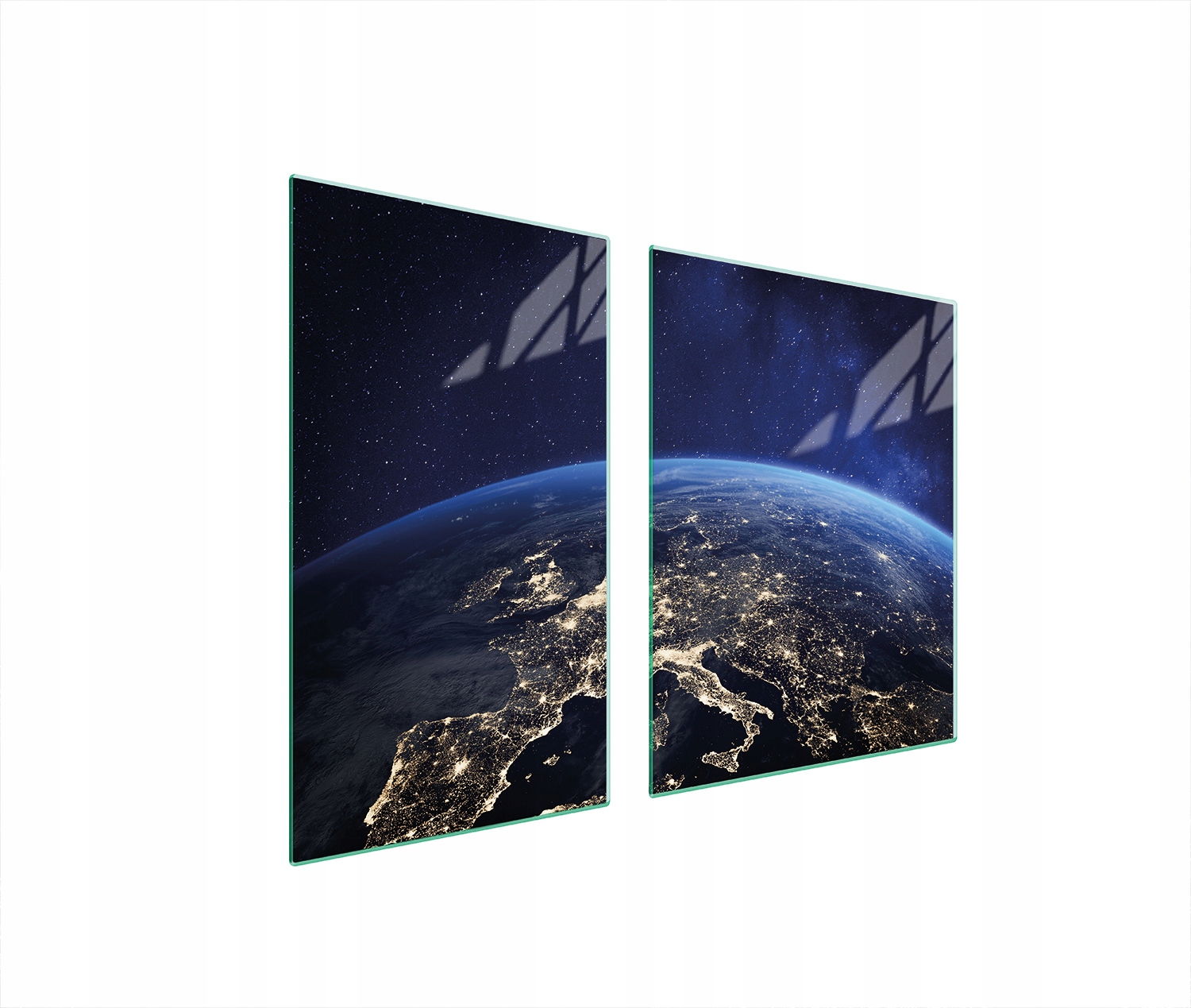 Skleněná Deska A Krájecí Deska 100x52 Země Tvrzené Sklo