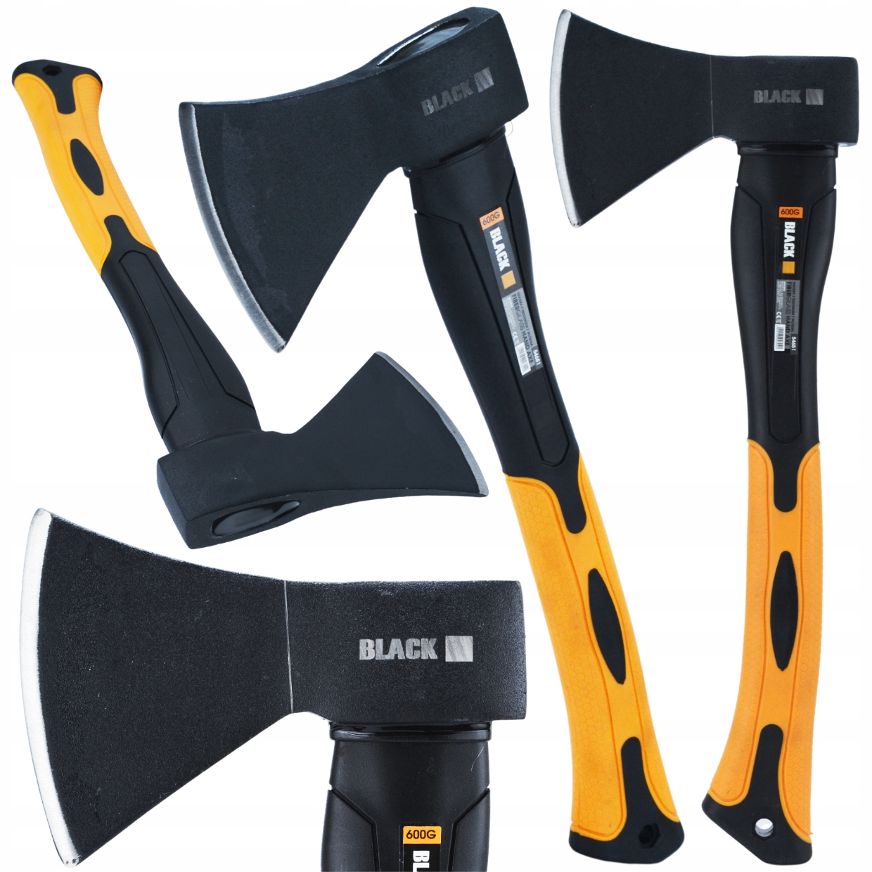 Топор 600g FIBERGLASS TopoR 35CM универсальный черный