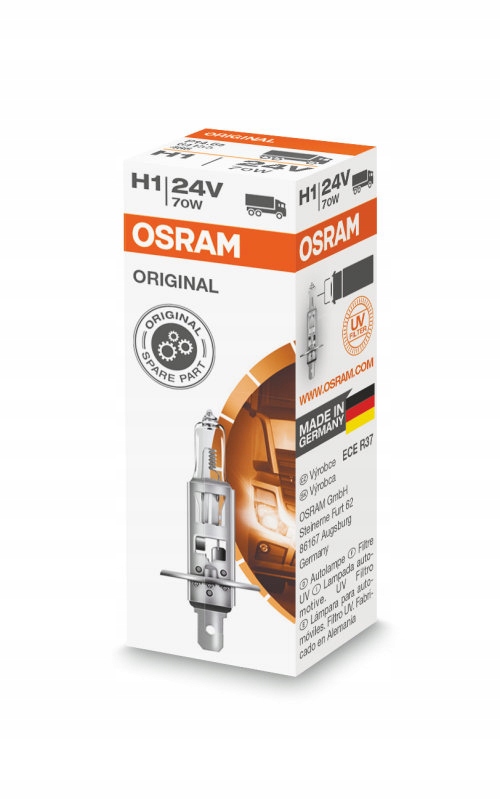 Żarówka 24V H1 70W Osram Original Line