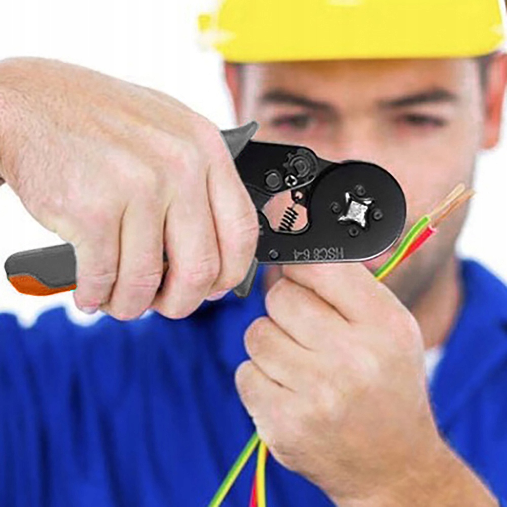 Zaciskarka do Tulejek Praska Kabli Końcówek Konektorów Przewodów 0,25-10mm Model ZTA-A