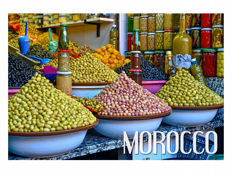 

Maroko Bazar Souk Magnes na lodówkę