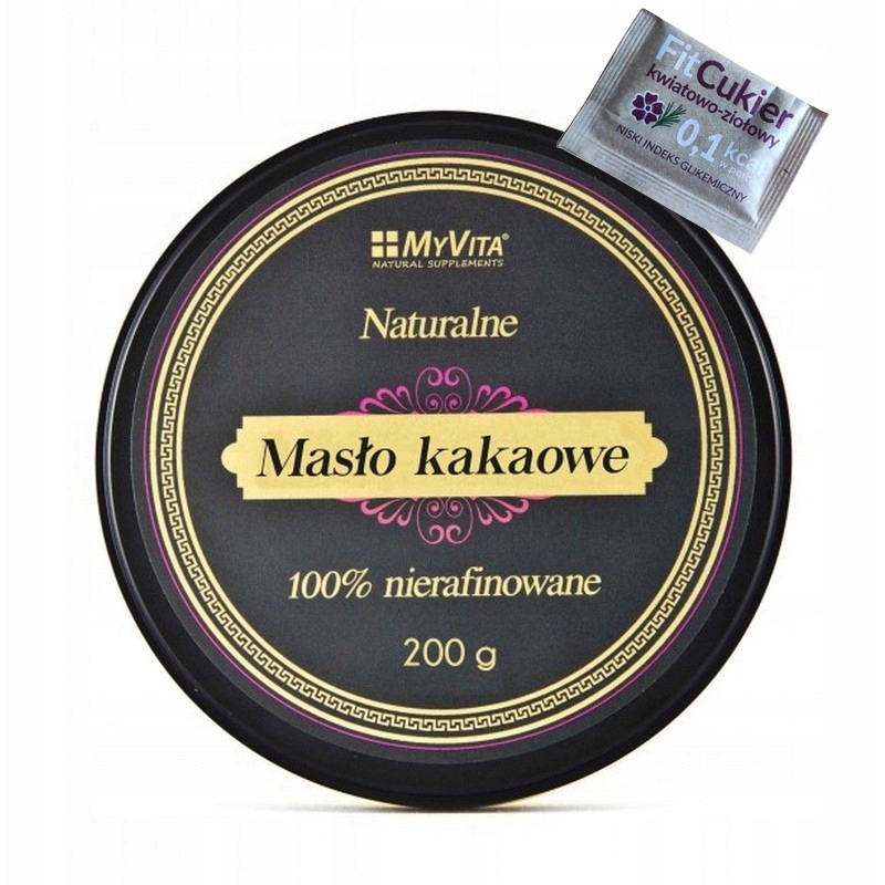 MyVita Masło Kakaowe 100% nierafinowane 200g