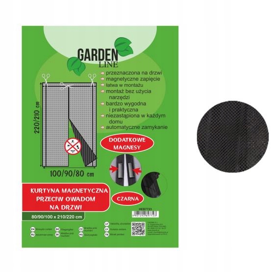 MOSKITIERA NA DRZWI MAGNETYCZNA SIATKA Z MAGNESEM Zastosowanie inne