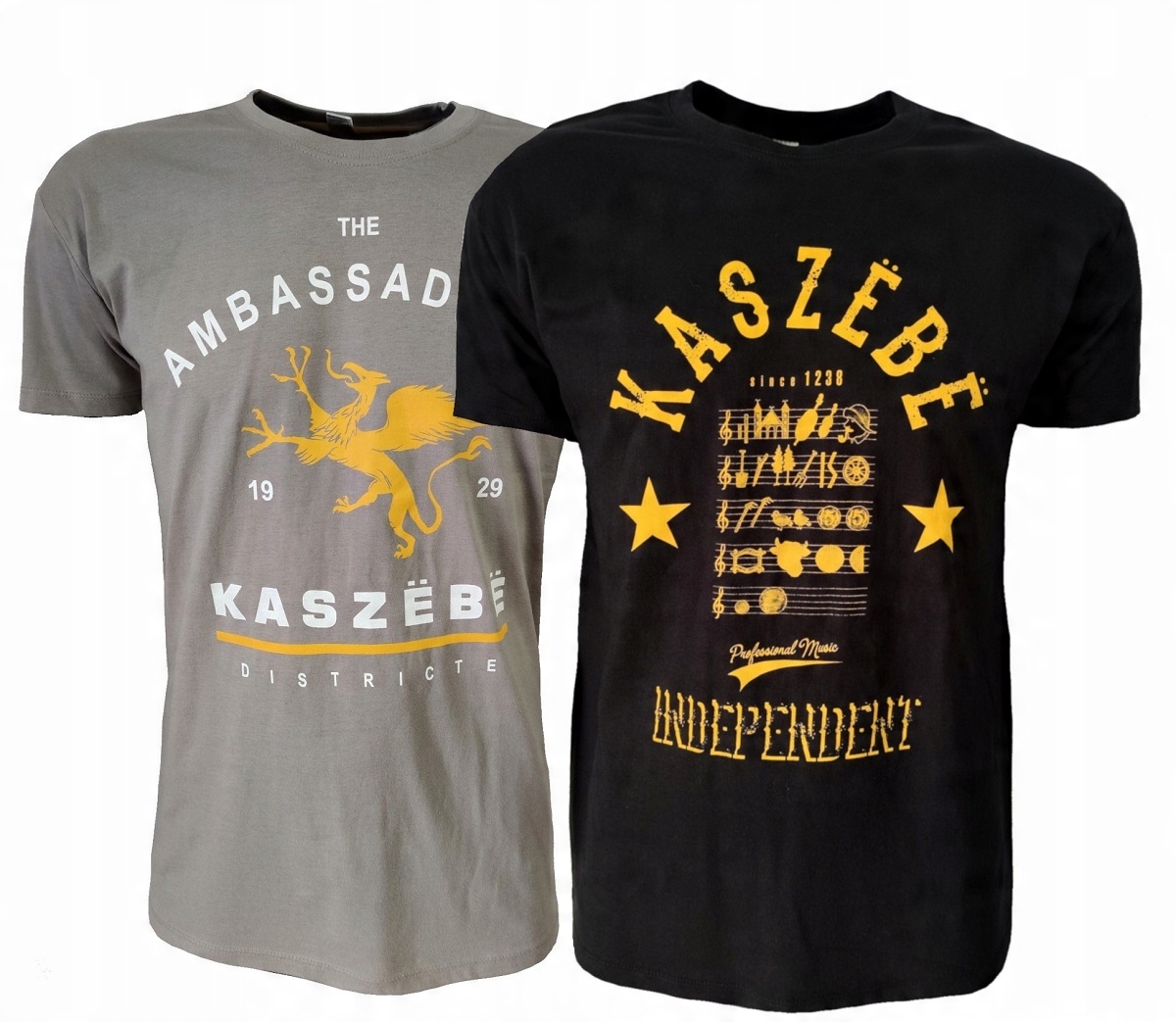 

T-shirt Męski Kaszuby - Black Independent L