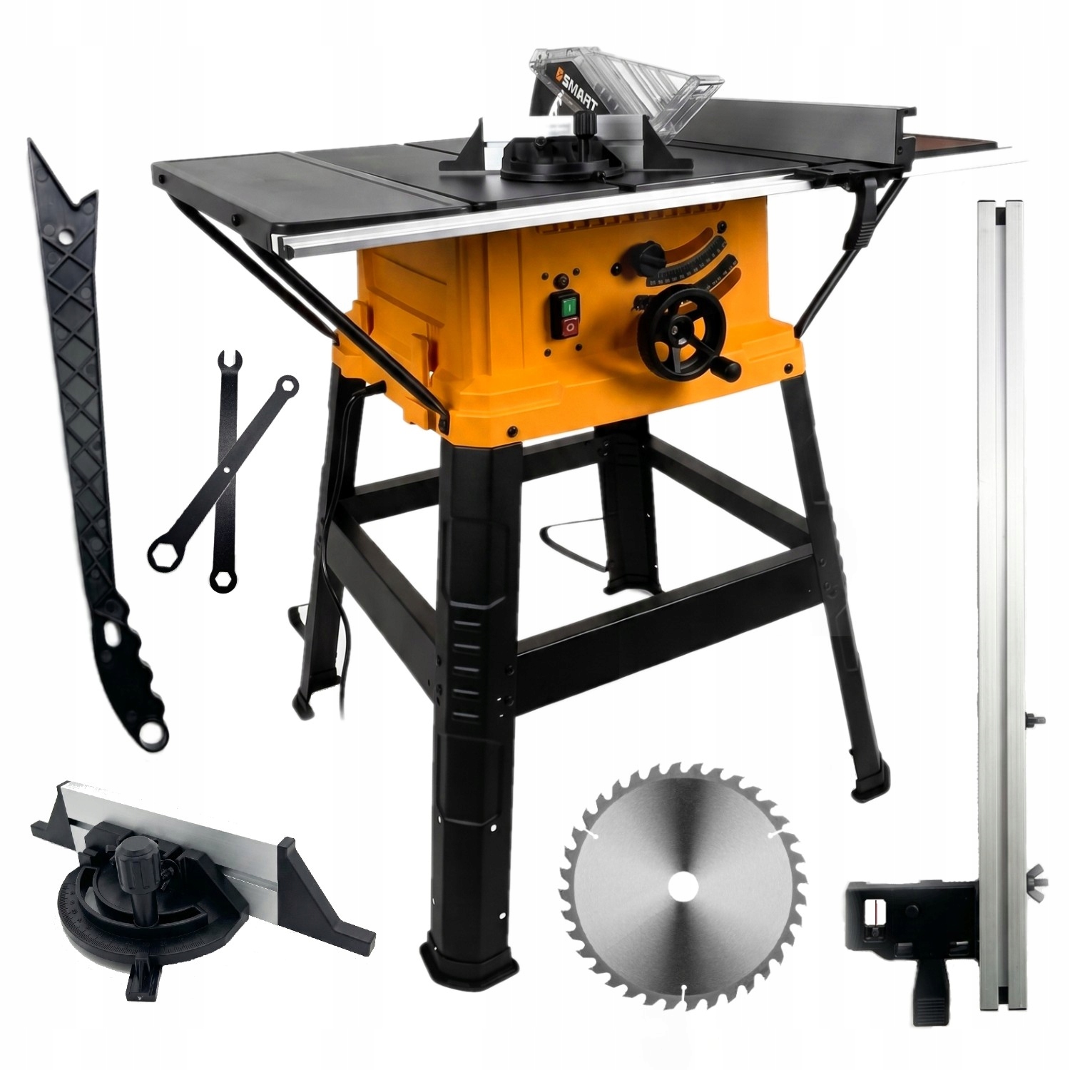 Piła Stołowa Krajzega Pilarka Tarczowa Przecinarka 255MM Soft Start 5300RPM