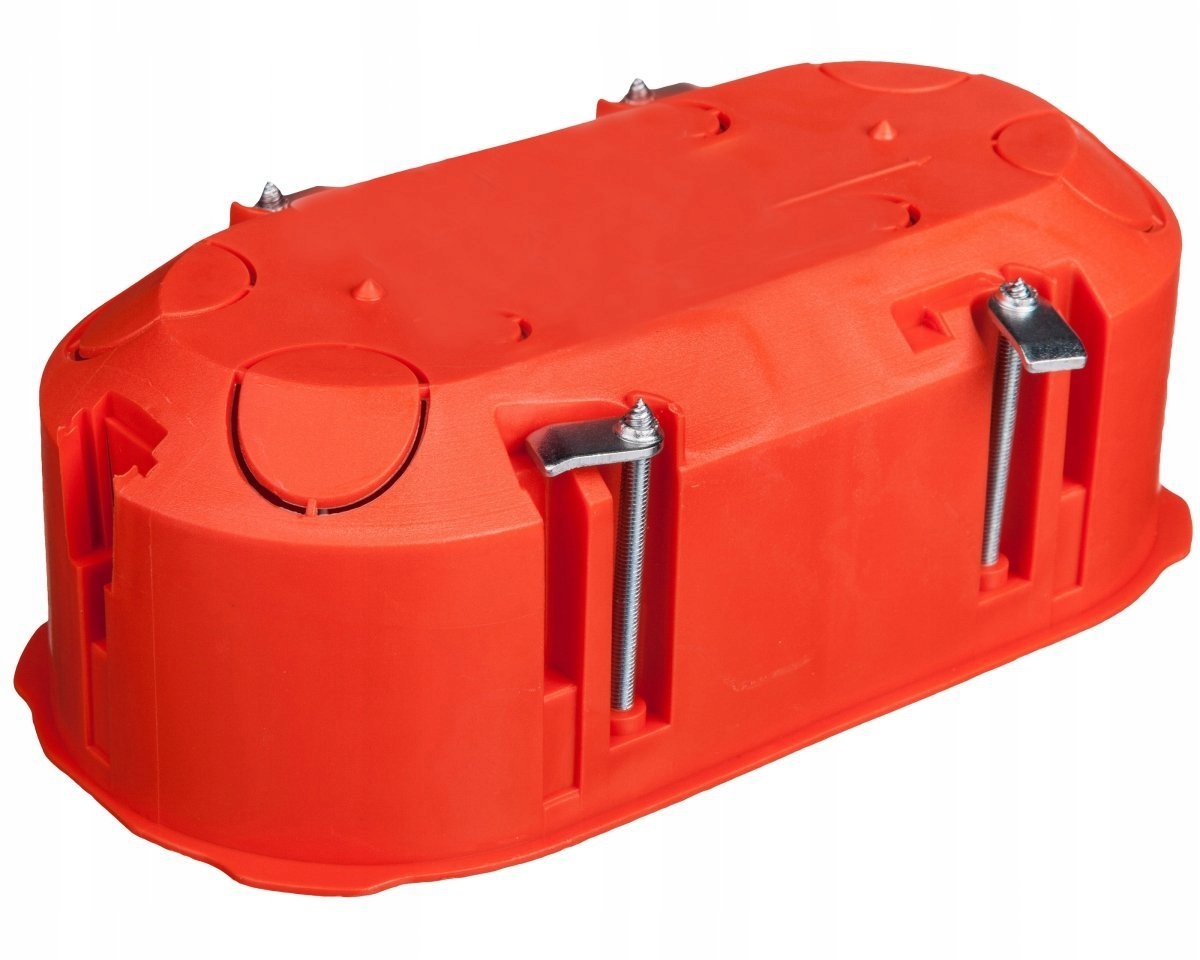 

Puszka Podtynkowa 2X60MM P/t Regips Pomarańczowa