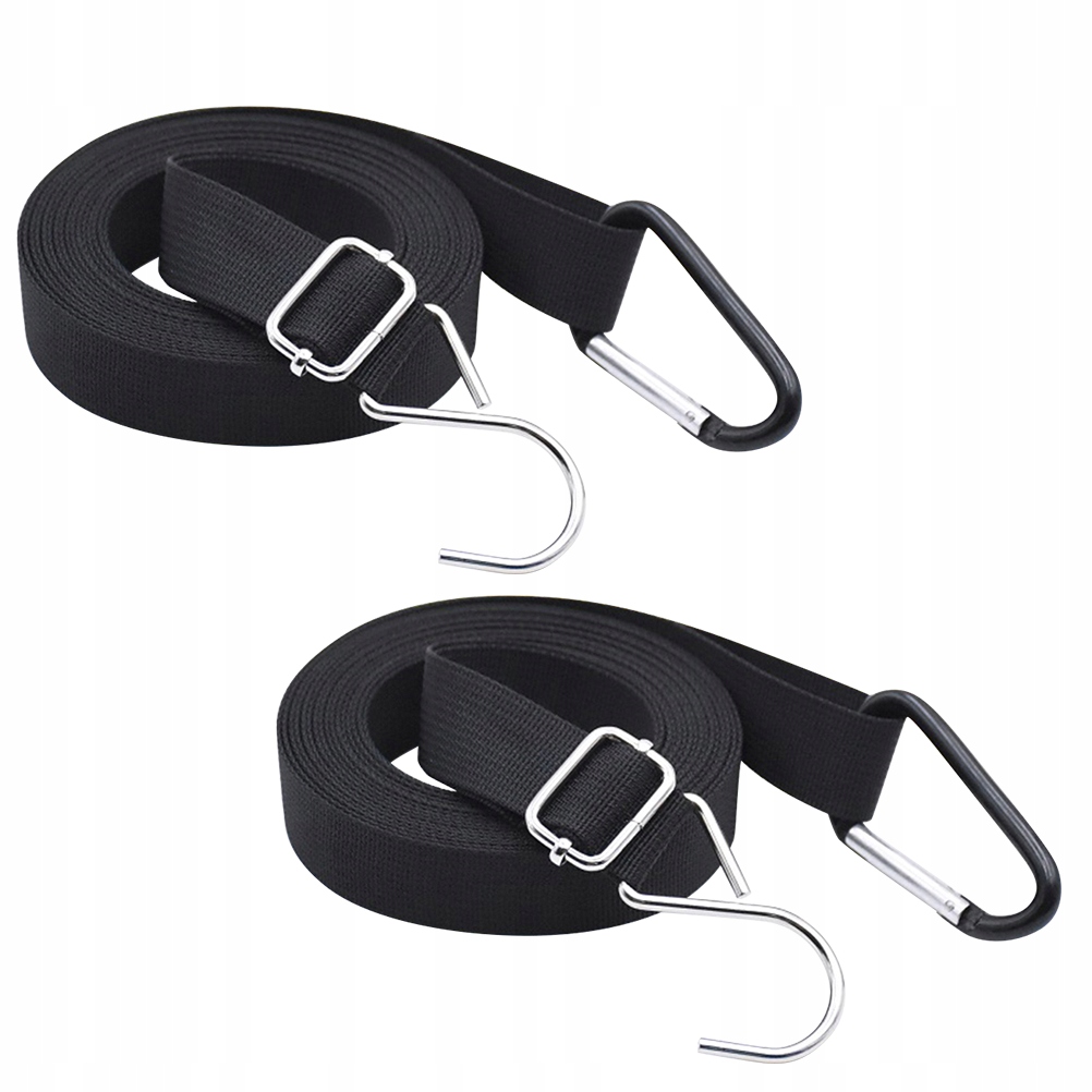 2 SZT. PASKI DO OSŁONY SAMOCHODOWEJ Z REGULOWANĄ OCHRONĄ WIATROWĄ