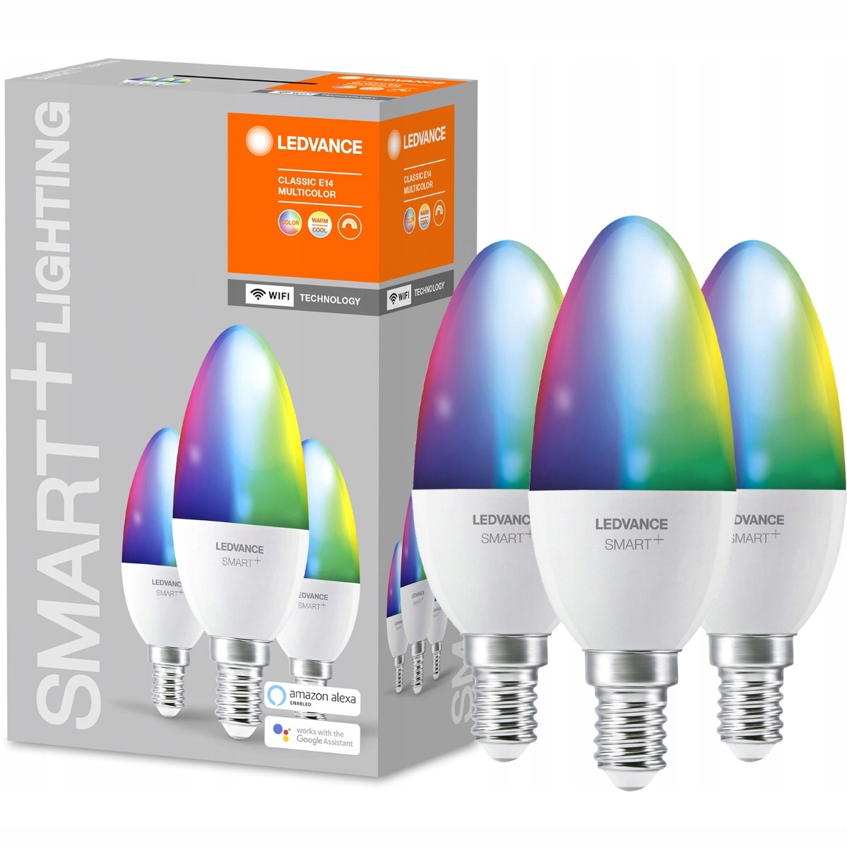 

3x Żarówka Led E14 5W Rgb DIM Smart+ WiFi Ledvance