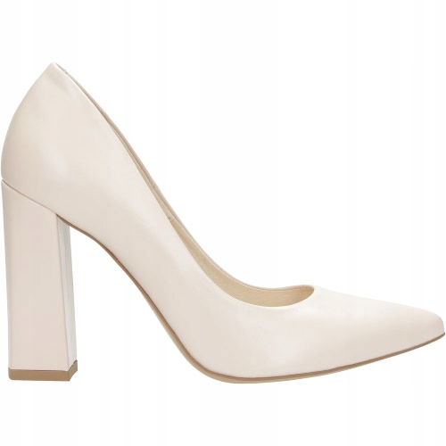 

Buty Wojas Czółenka damskie skóra beżowe r. 37,5