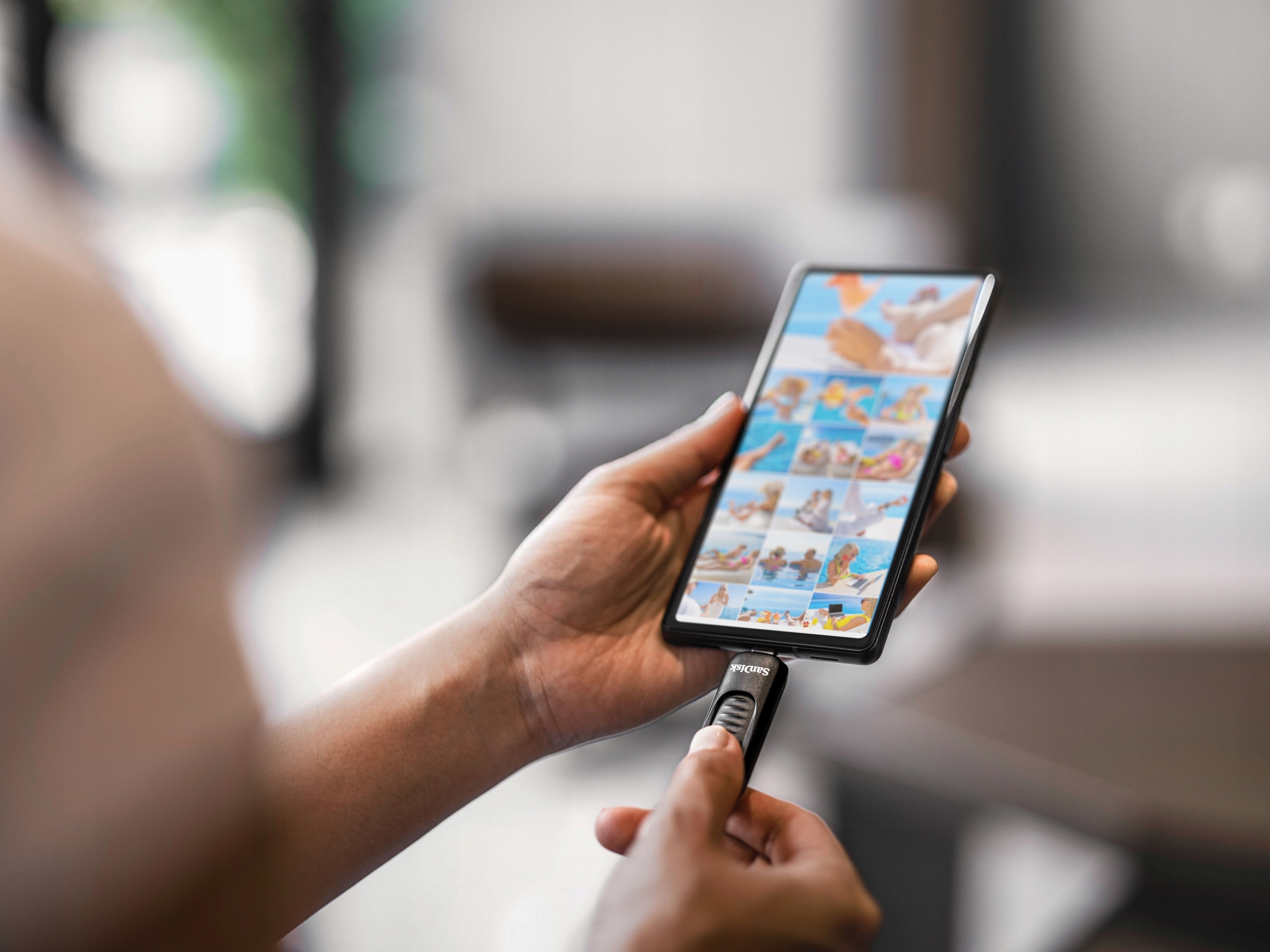 Pendrive SanDisk Ultra Slider 64 GB USB 3.1 typ C czarny Pojemność 64 GB