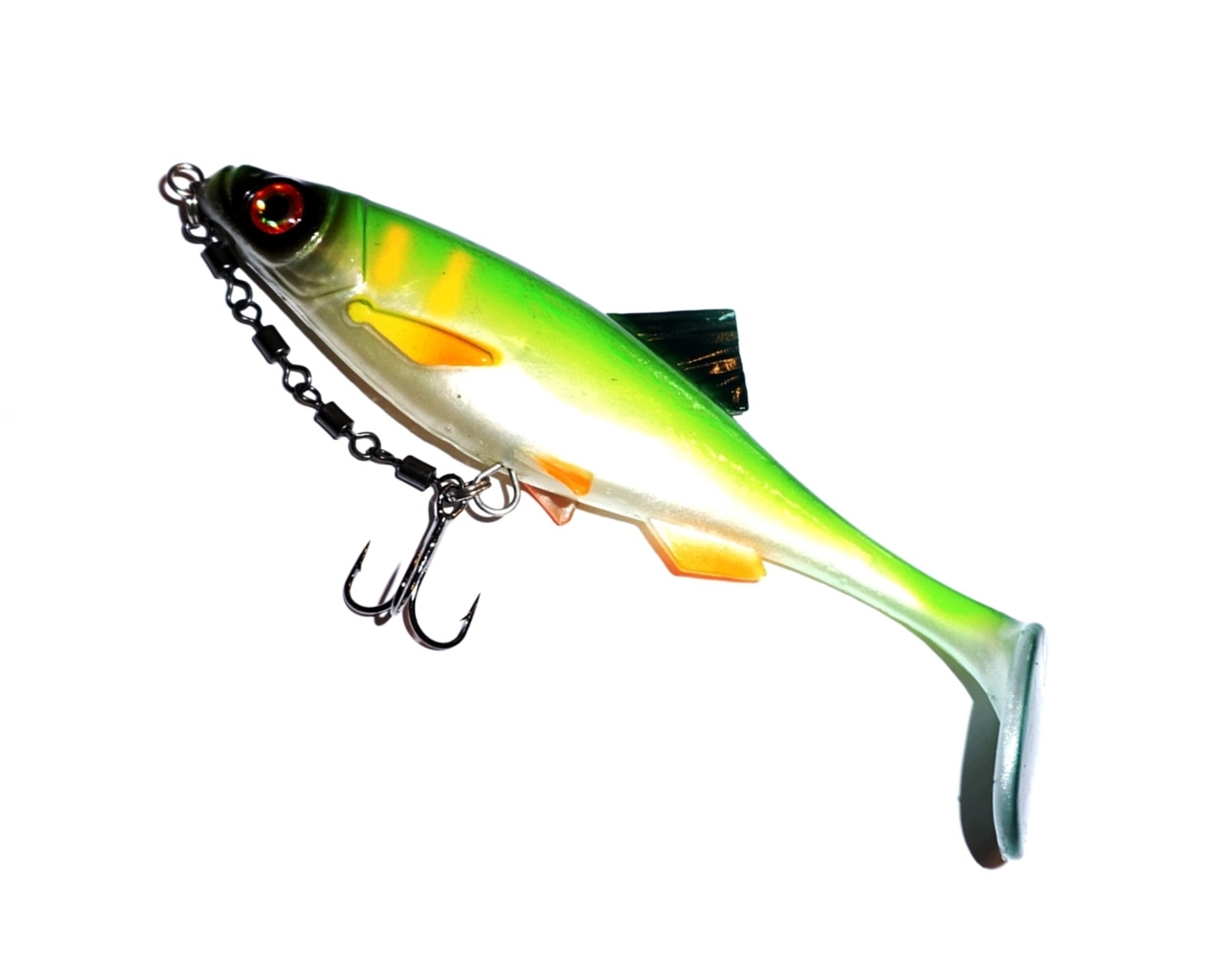 Ripper Uzbrojony Miracle Fish 15cm 26g Natural Green Roach Olive Perch 3D
