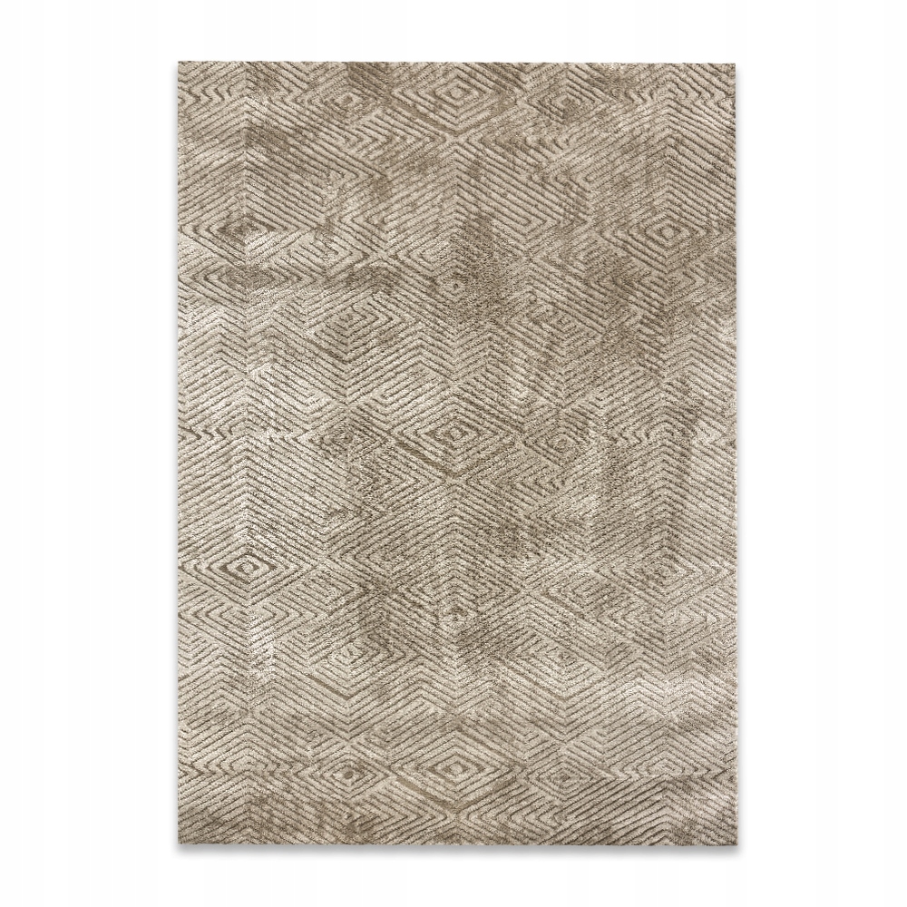 Stylový Originální Elegantní Koberec 80x150 Měkký Béžový Moderní