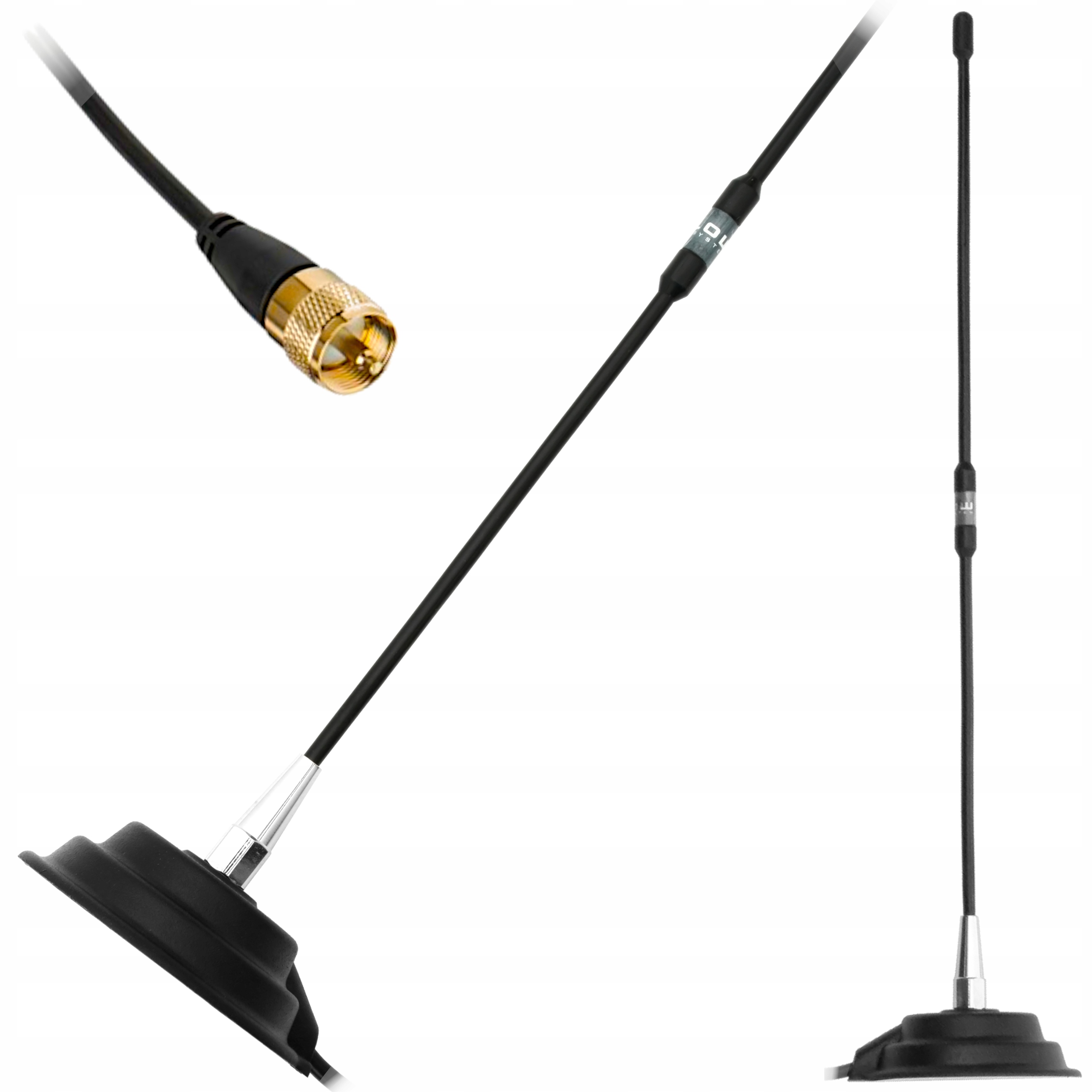 

Antena Cb Radia Mocny Magnes 45cm 850M Uhf 5 dBi