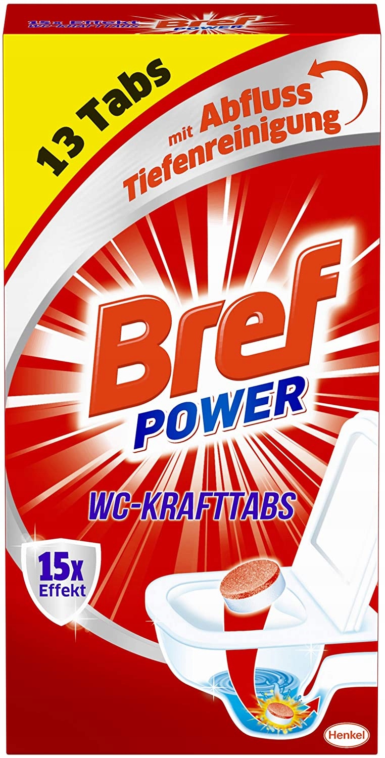 

Tabletki Bref czyszczenie Wc