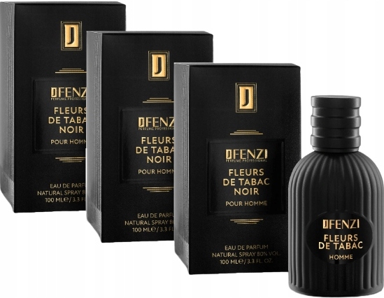 JFenzi Fleurs De Tabac Noir 100 ml Edp 3 kusy Dárek