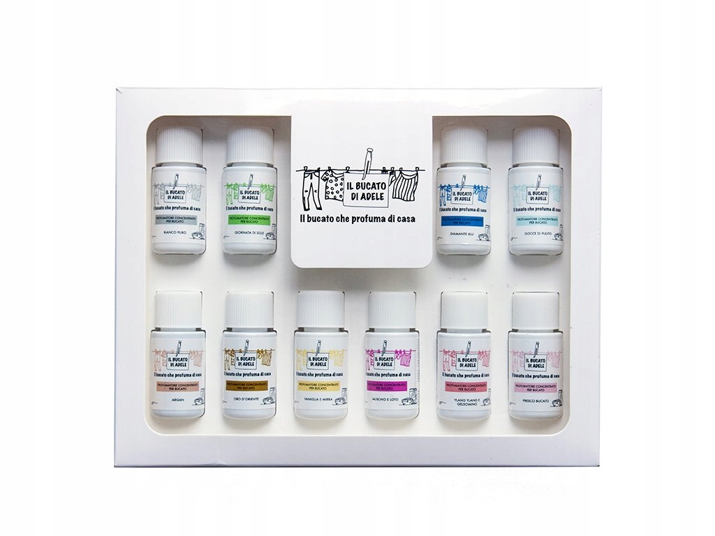 Zestaw perfum do prania Il Bucato Di Adele 10x20 ml