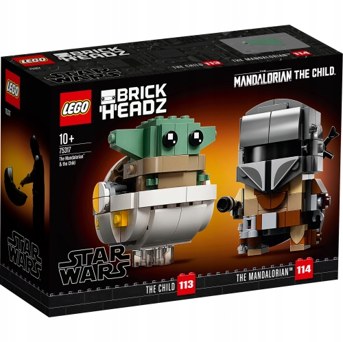 

Lego 75317 Brickheadz- Mandalorianin I Dziecko