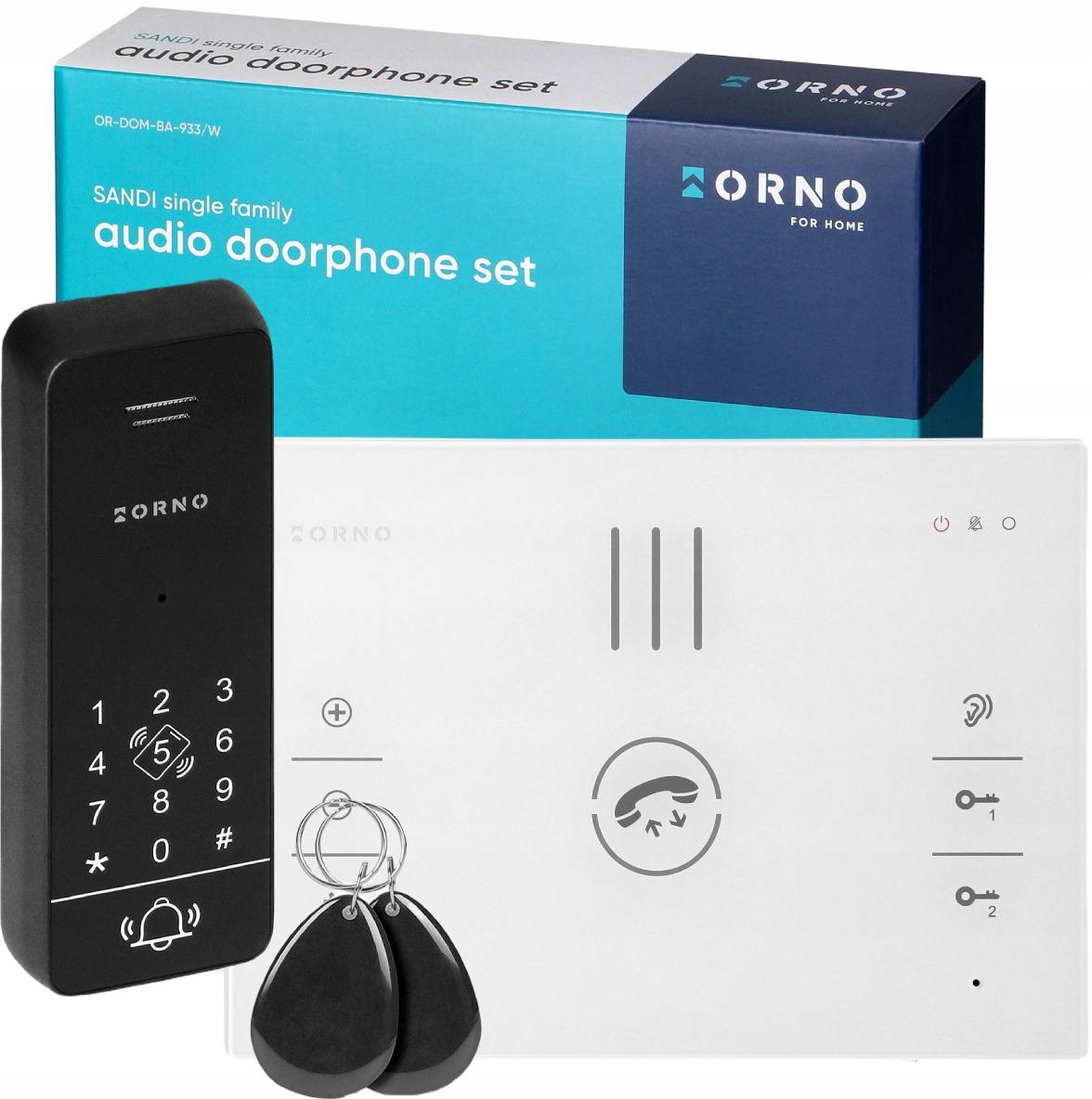 Zestaw domofon Orno OR-DOM-BA-933/W