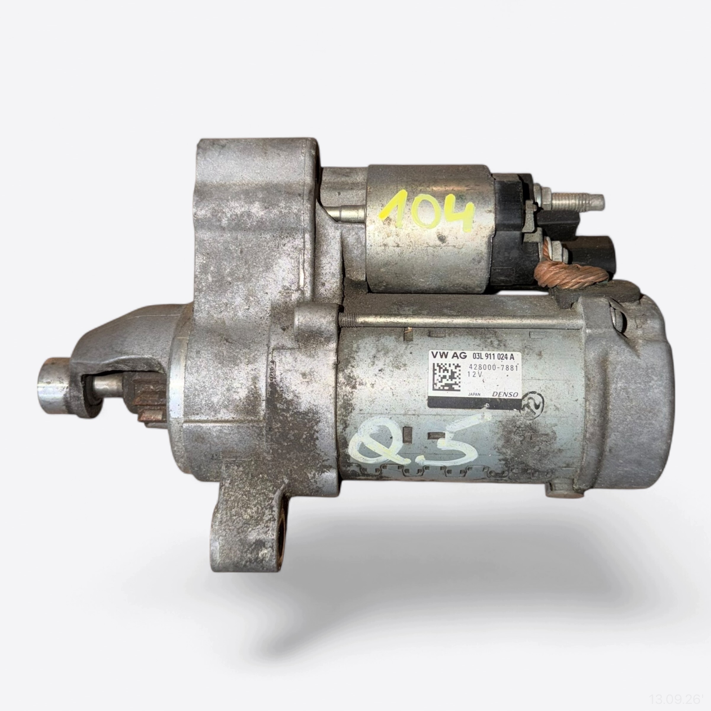 starter STARTER original AUDI A4 B8 03L911024A