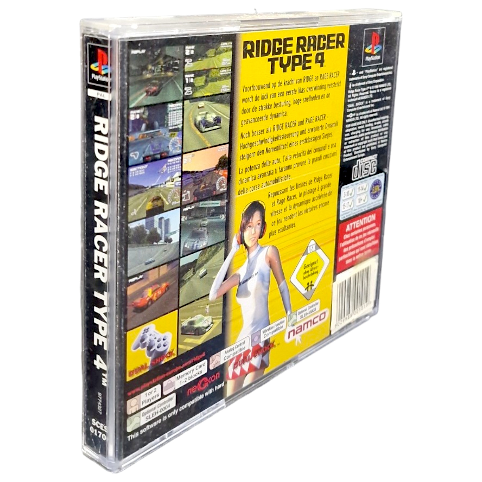 Ridge Racer Type 4 Sony PlayStation (PSX,PS1) #2 + demo Hi-Spec Producent Sony Interactive Entertainment