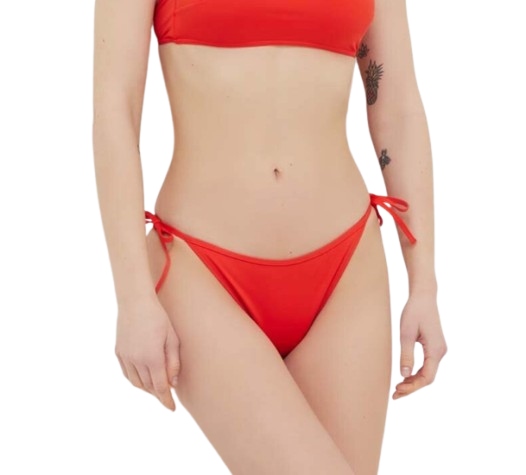 Tommy Jeans Spodní Díl Dámských Bikin Červený XL J9B