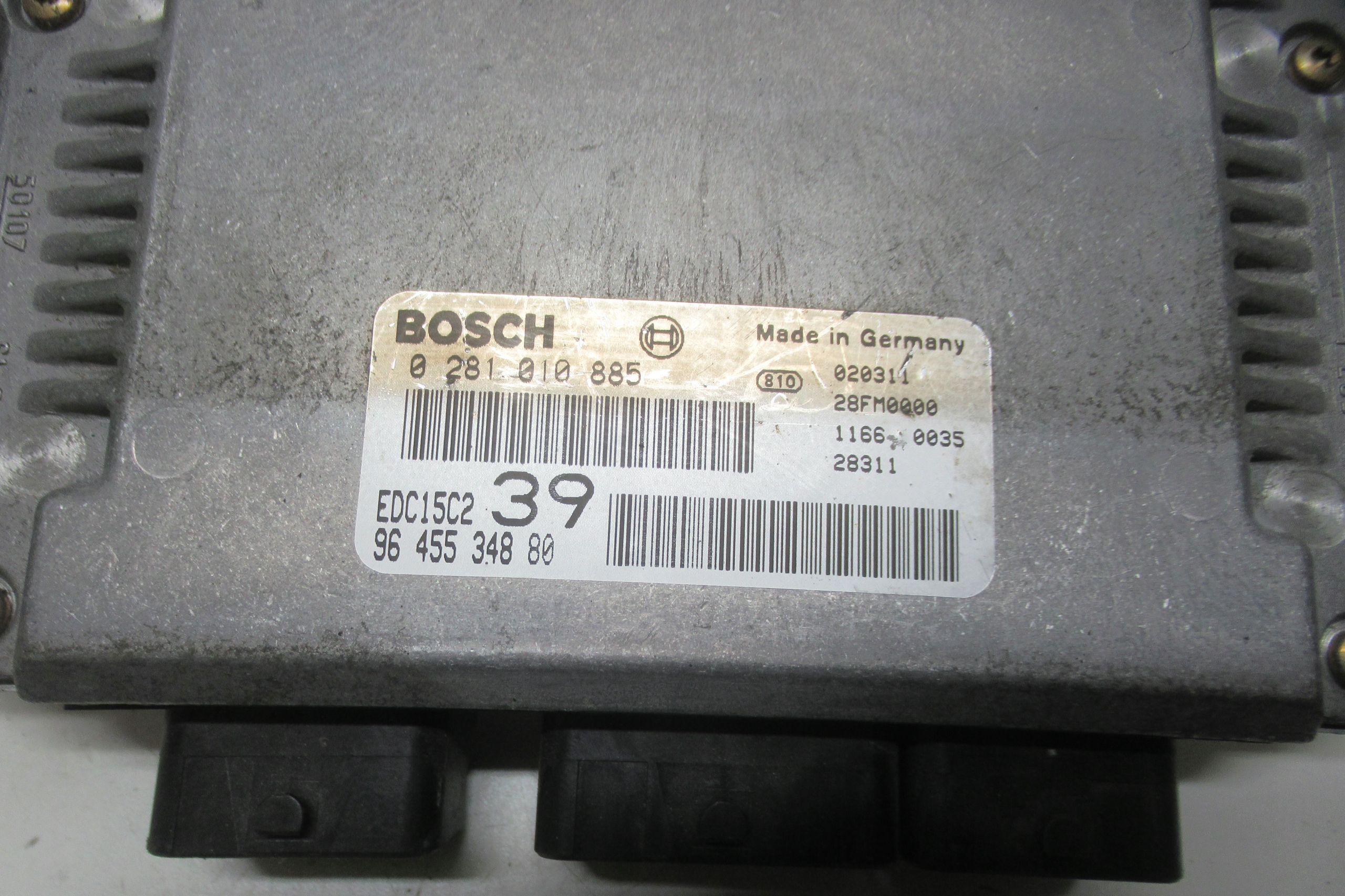 CITROEN C5 2.2 HDI computer control unit of the engine 9645534880