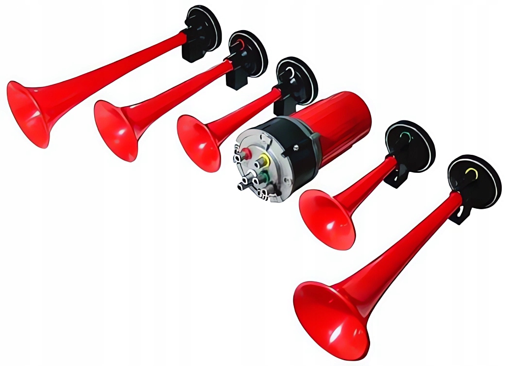 Fanfara Klakson Melodia La Cucaracha Kompresor 5 Tubowy 12V Głośny Numer katalogowy części 42156