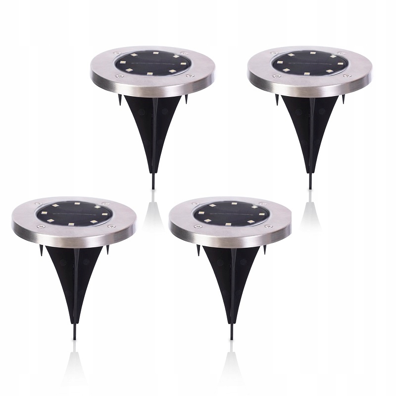 

Światełka solarne ogrodowe gruntowe diody Led 4szt