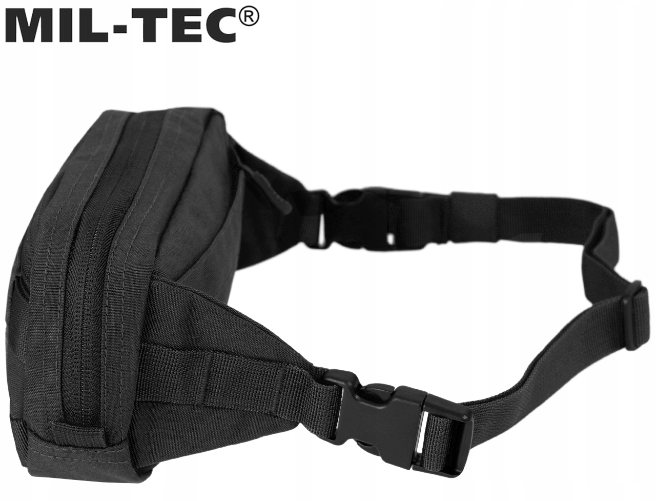 Saszetka nerka biodrowa Mil-Tec FannyPack Czarna Liczba kieszeni 4