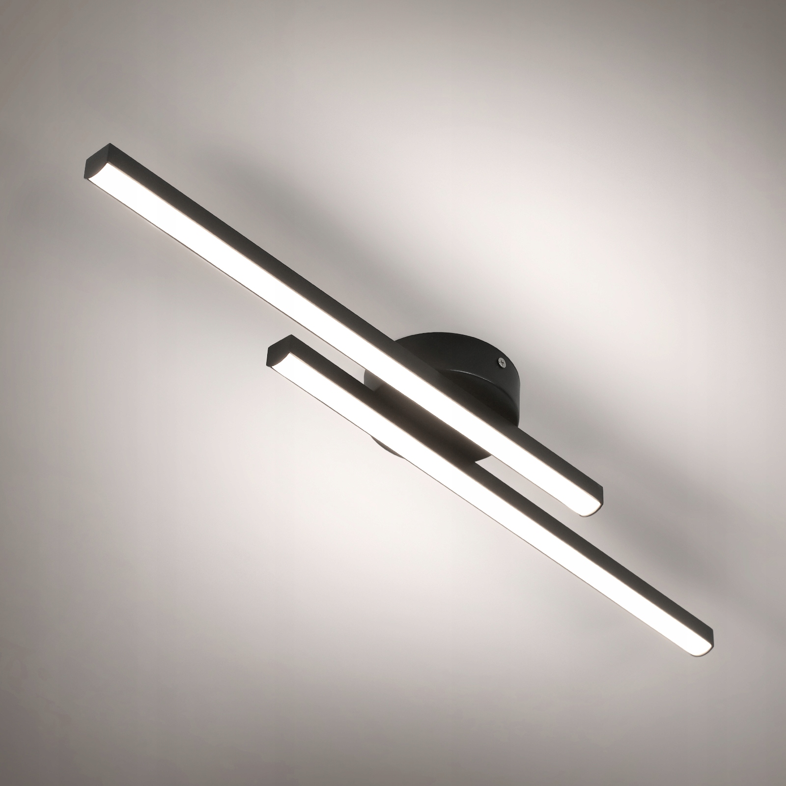 Kinkiet Led Czarny Nowoczesny Lampa Ścienna Ściemniana 20W 3000-6500K