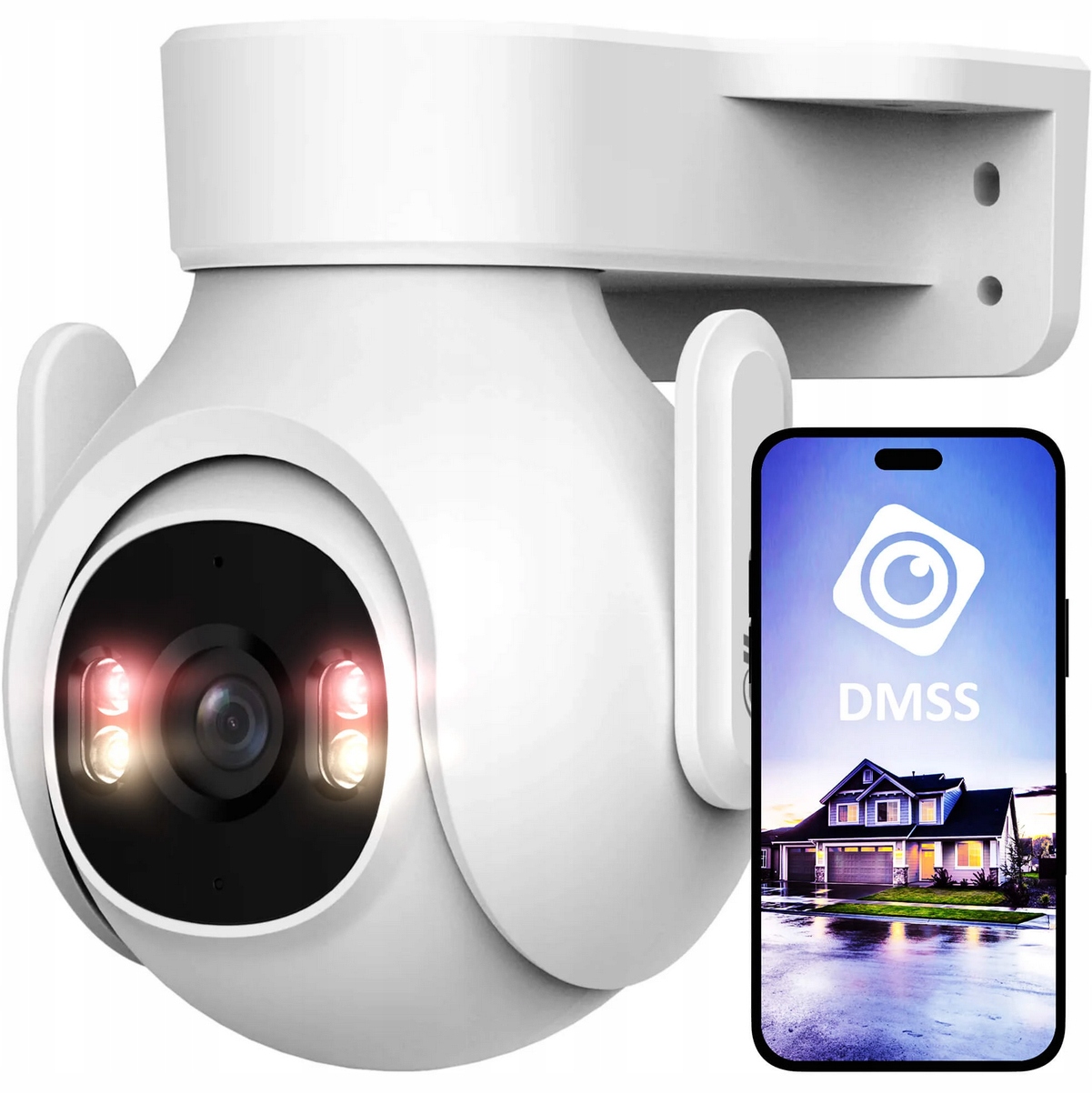 Kamera P5B-PV 5MPX Autotracking IR30M Audio IP66 Odstraszanie Dahua