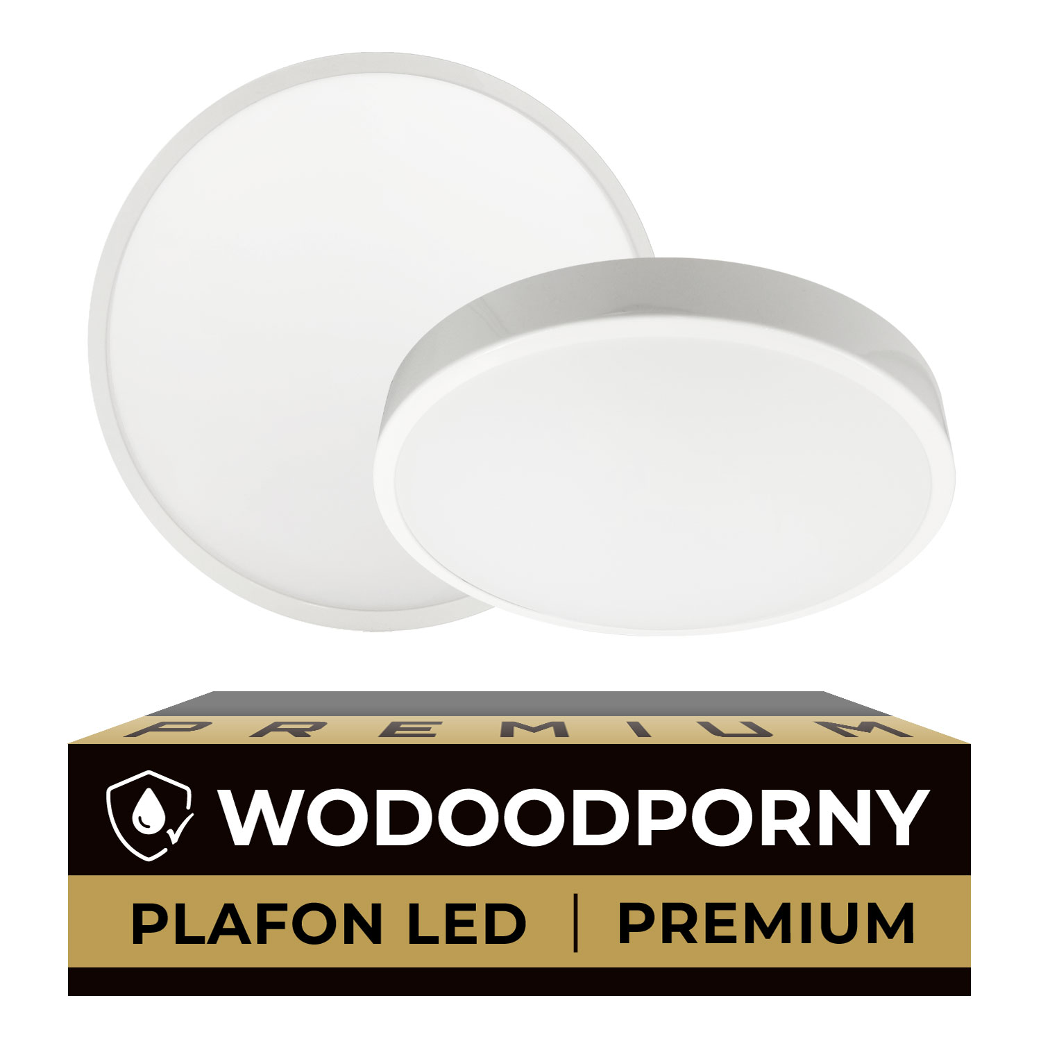 

Lampa Sufitowa Plafon Led Oprawa Wodoodporna 4000K