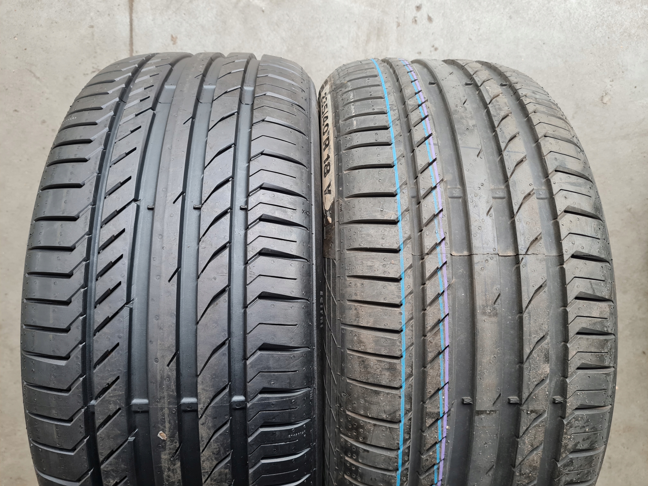 2x Continental Sport Contact 5 235/40R18 2023 Nové