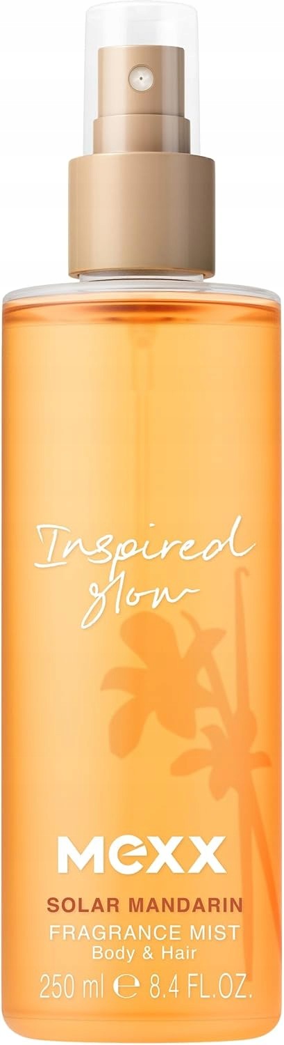 Mexx Parfémovaná mlha na tělo a vlasy Inspired Glow mandarinka 250 ml