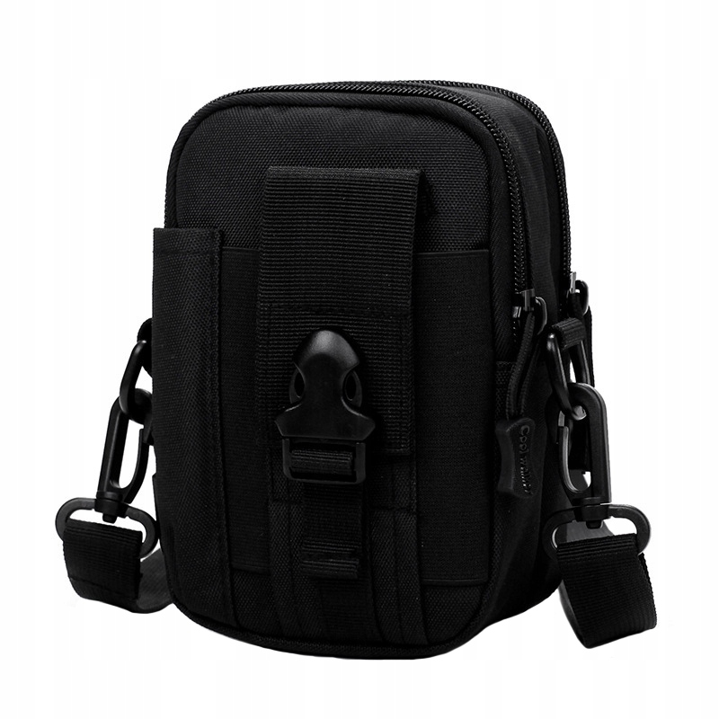 

Saszetka Biodrówka Molle Nerka Czarna Z Paskiem