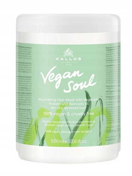 

Kallos Vegan Soul Maska odżywcza 1L