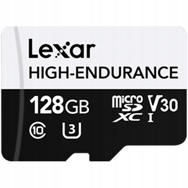 Lexar High Endurance 128GB microSDXC 100MB/s C10 A1 V30 U3