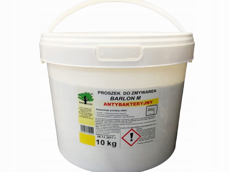 Barlon M wiaderko 10kg antybakteryjny Proszek do zmywarek 5w1 skuteczny