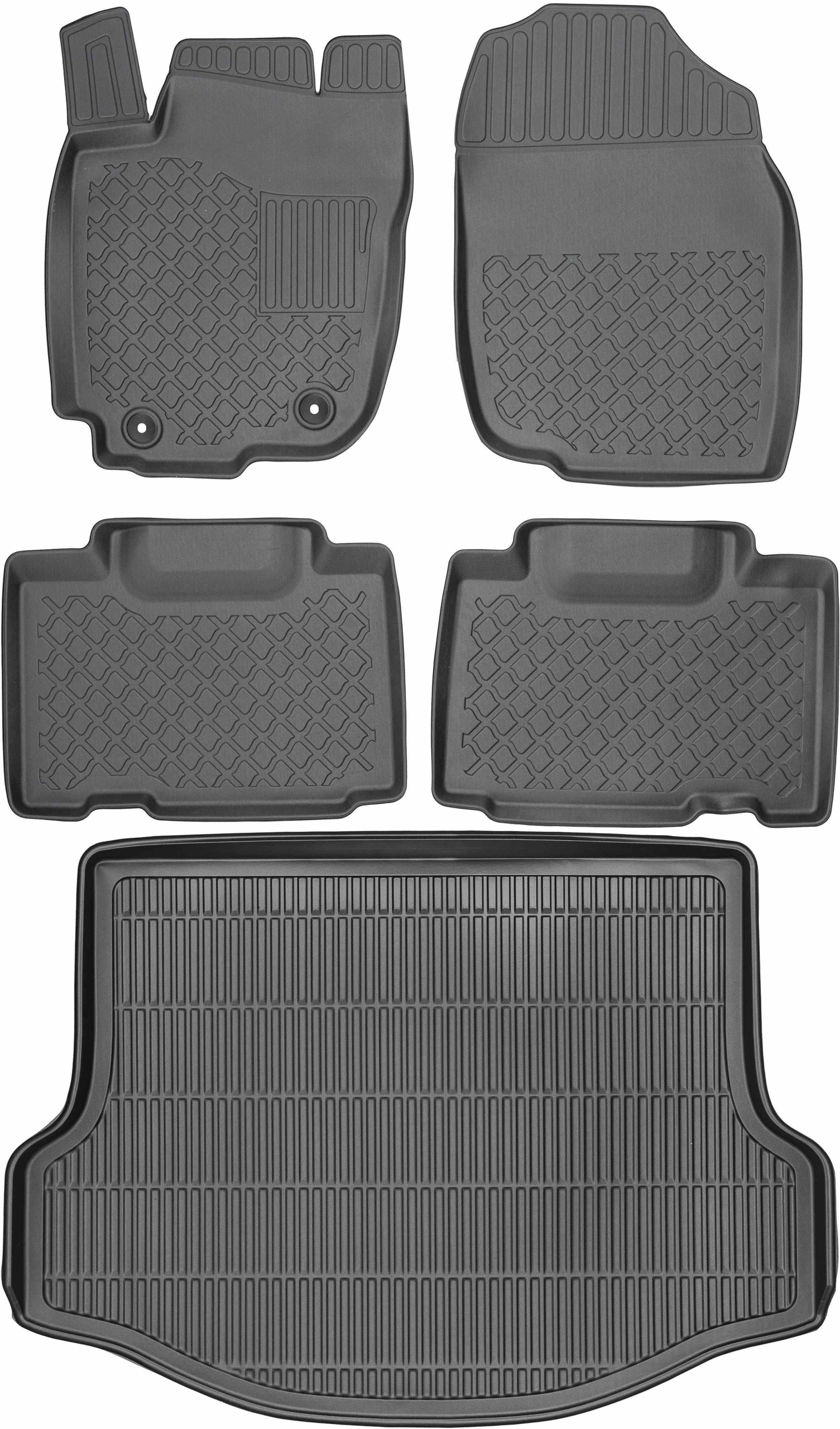 Toyota RAV4 Suv 2013-2019 Gumové stierače rohož batožinového priestoru