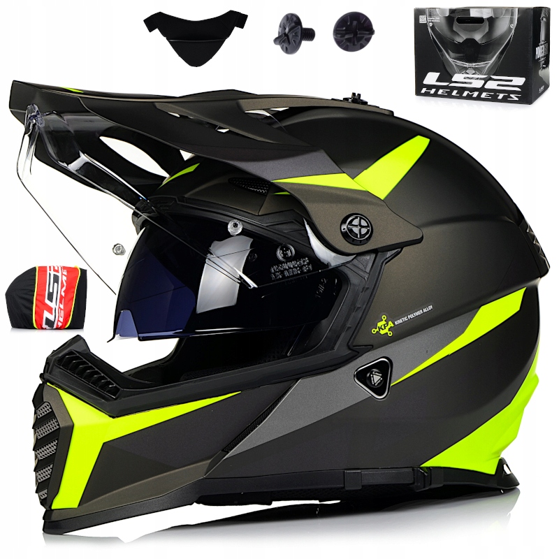 

Kask Motocyklowy LS2 MX436 Evo Cross Quad Atv r.M