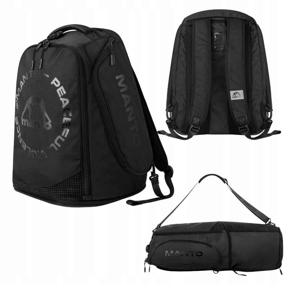 Plecak treningowy wielofunkcyjny Manto Circle Blackout 45L r. Uniwersalny