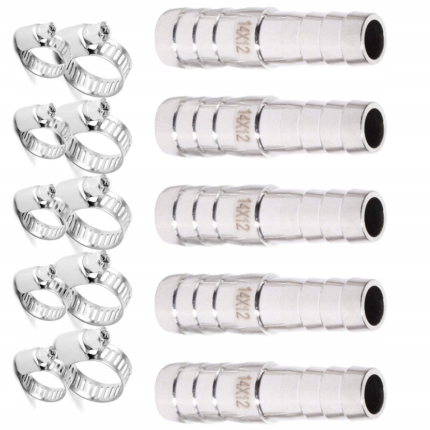 Spojka Na Hadici S Hroty Z Nerezové Oceli 304 12/14 mm 0,2 MPa 180°C